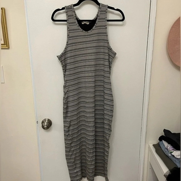 Marine Layer Striped Midi Dress sz XL - Picture 6 of 6